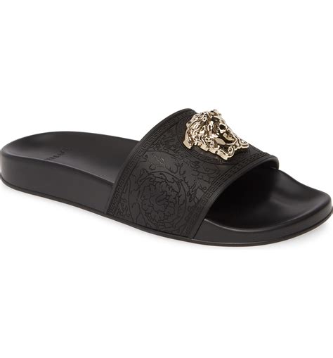 versace ladies slides.